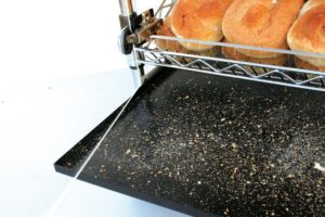 Crumb Tray for enclosed bakery cabinet